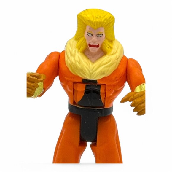 Marvel The Uncanny X-Men Sabretooth Action Figure Toy Biz 1993 5" Poseable Vinta - Picture 7 of 8